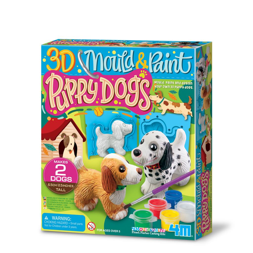 Mould &amp; Paint 3D Puppy Honden