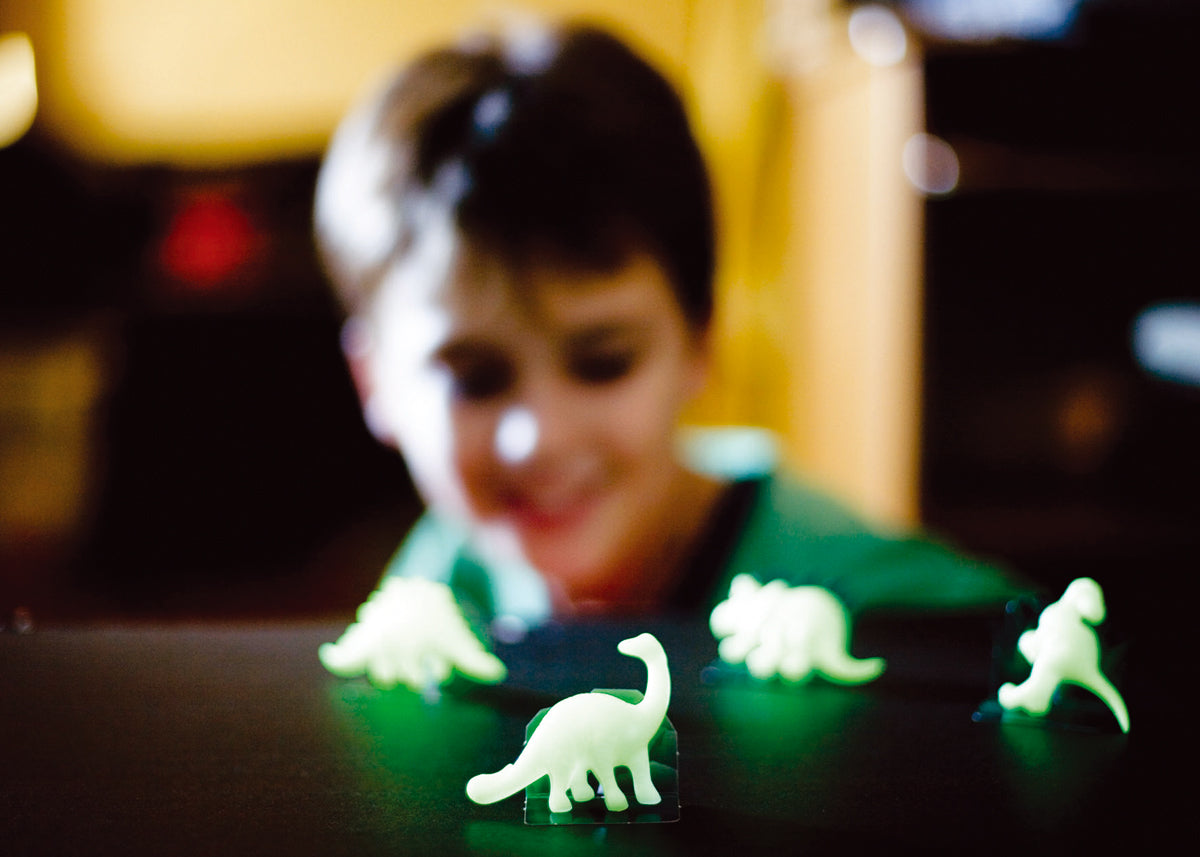 Lichtgevende 3D Dinosaurussen