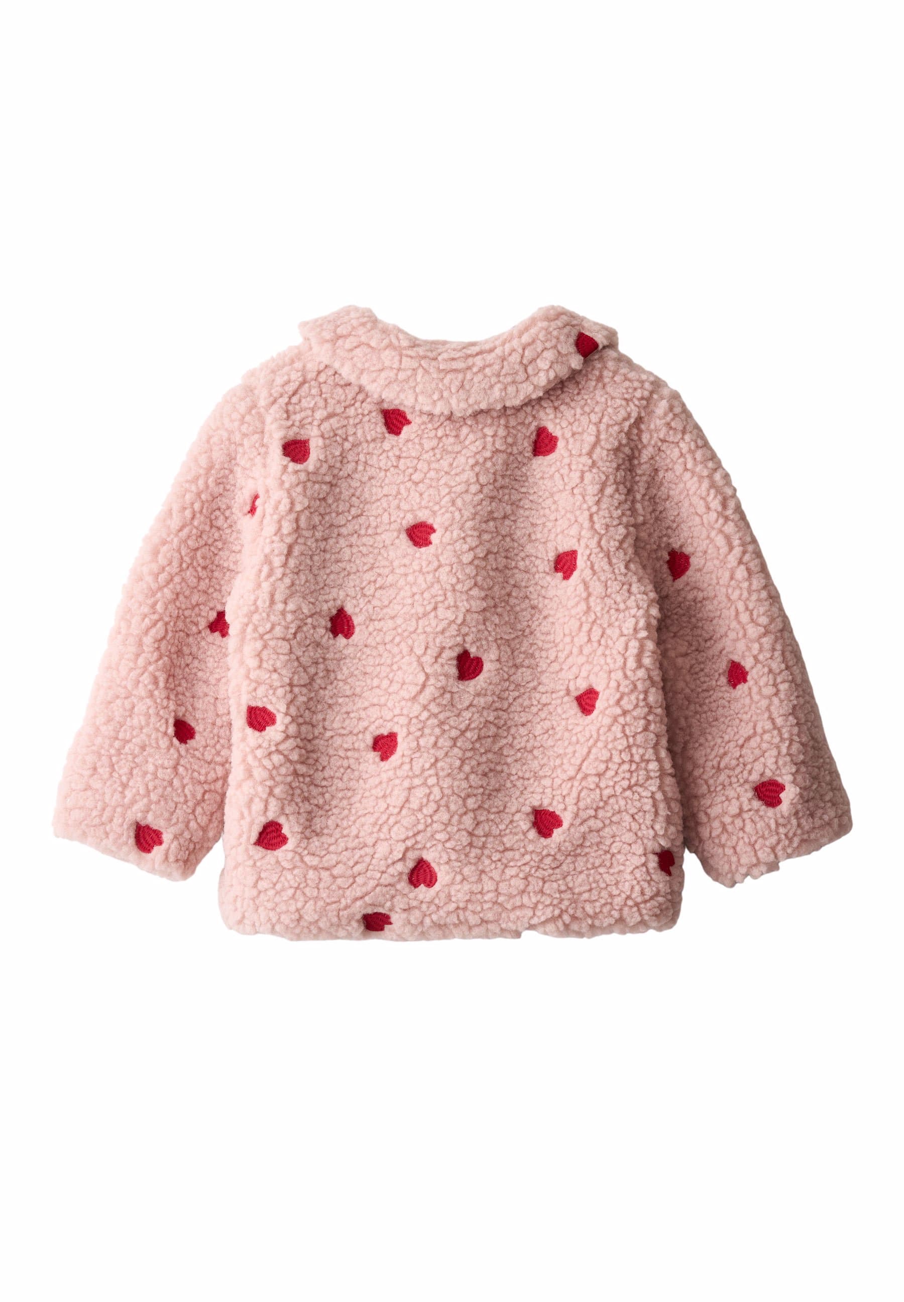 Baby Fleece Jacket Ursula Red Hearts Soft