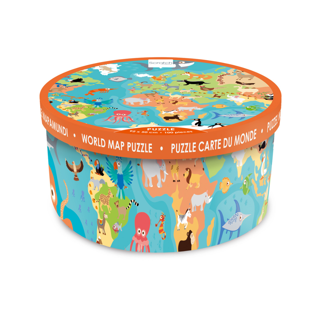 XL Puzzel Dieren Van De Wereld 100 pcs