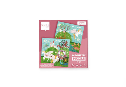 Magnetisch Puzzelboek To Go Prinses 2x20pcs