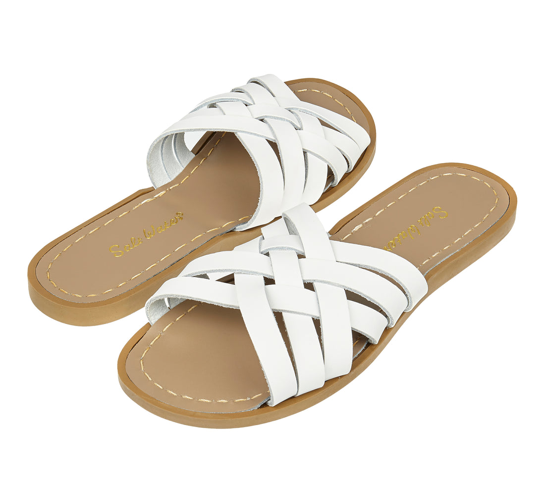 Sandalen Adult Retro Slide White