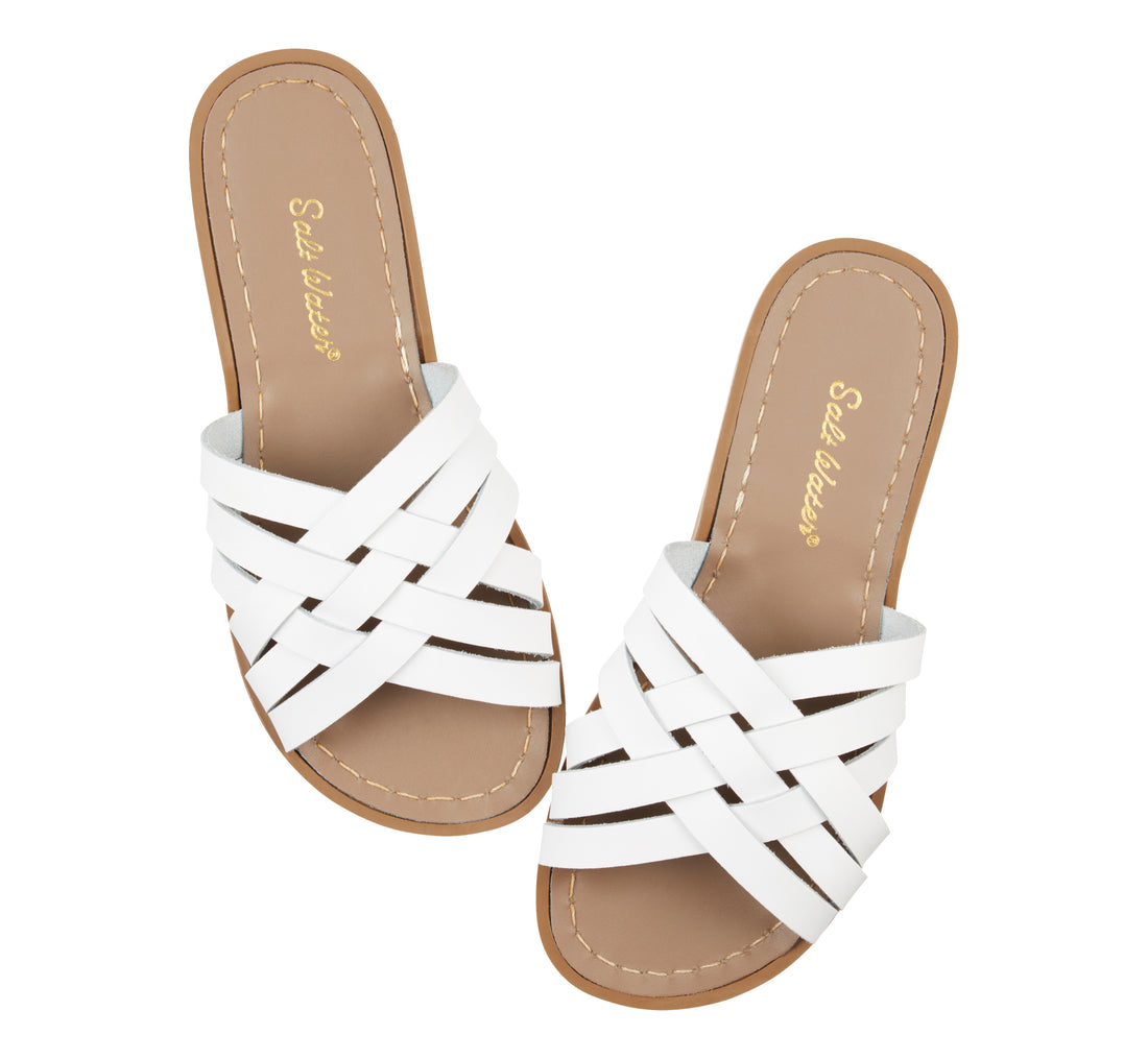 Sandalen Adult Retro Slide White