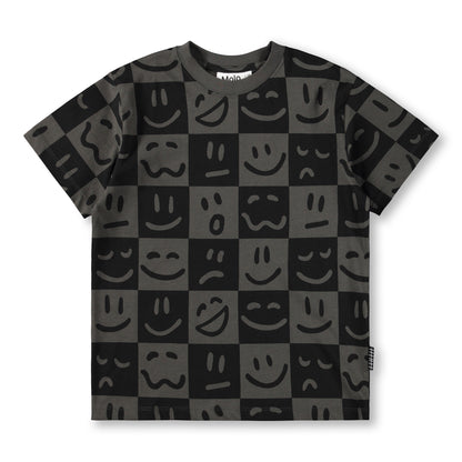 T-shirt SS Riley Vibe Checks BLK