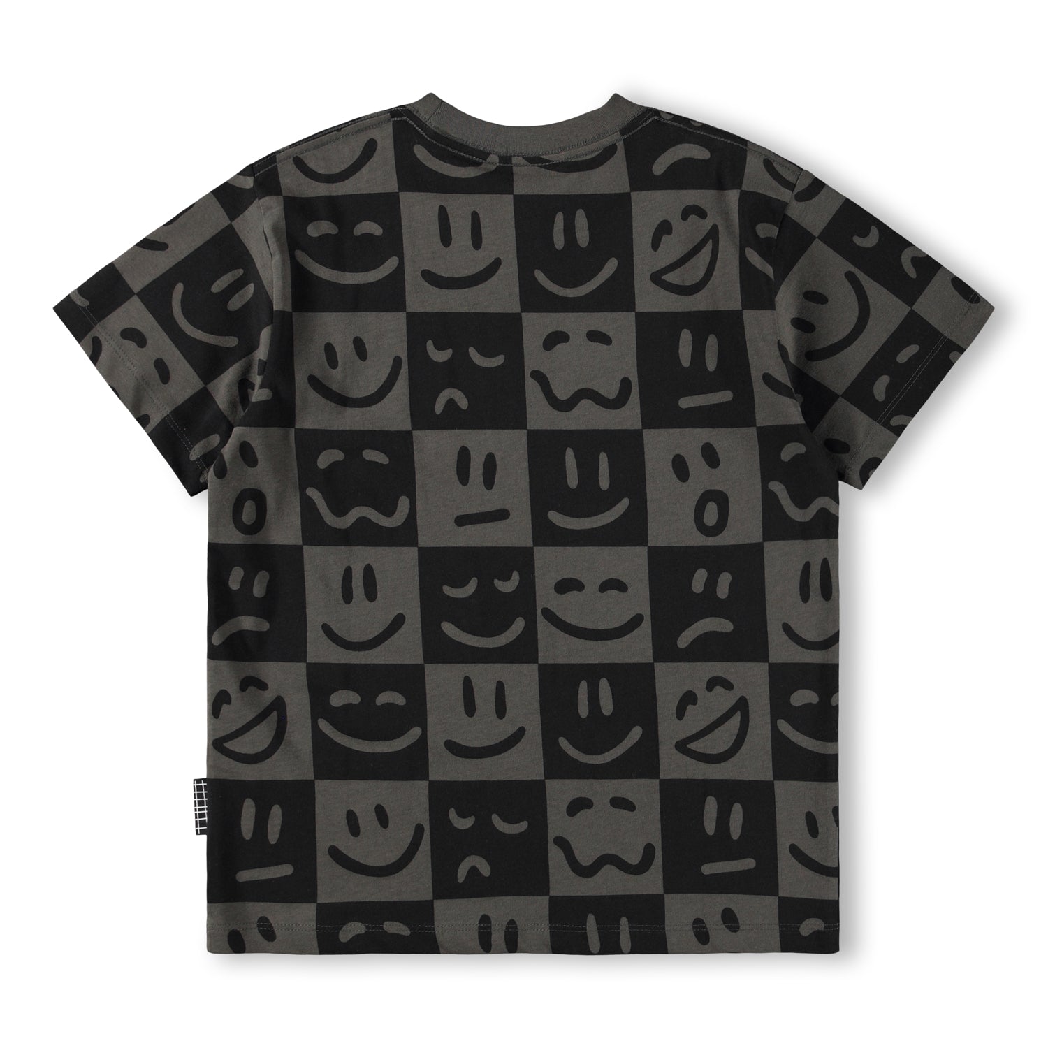 T-shirt SS Riley Vibe Checks BLK