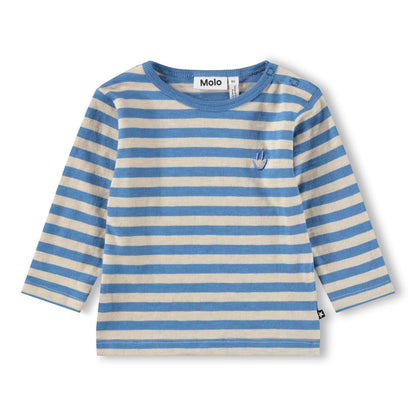Baby Longsleeve Elvo Blue Sand Stripe - KDkes