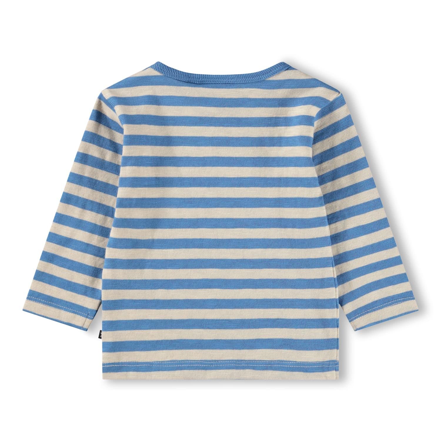 Baby Longsleeve Elvo Blue Sand Stripe - KDkes