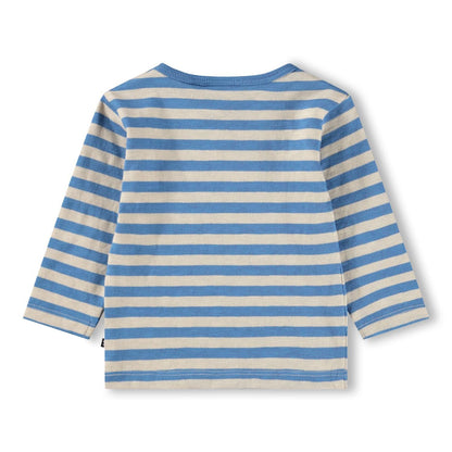 Baby Longsleeve Elvo Blue Sand Stripe - KDkes