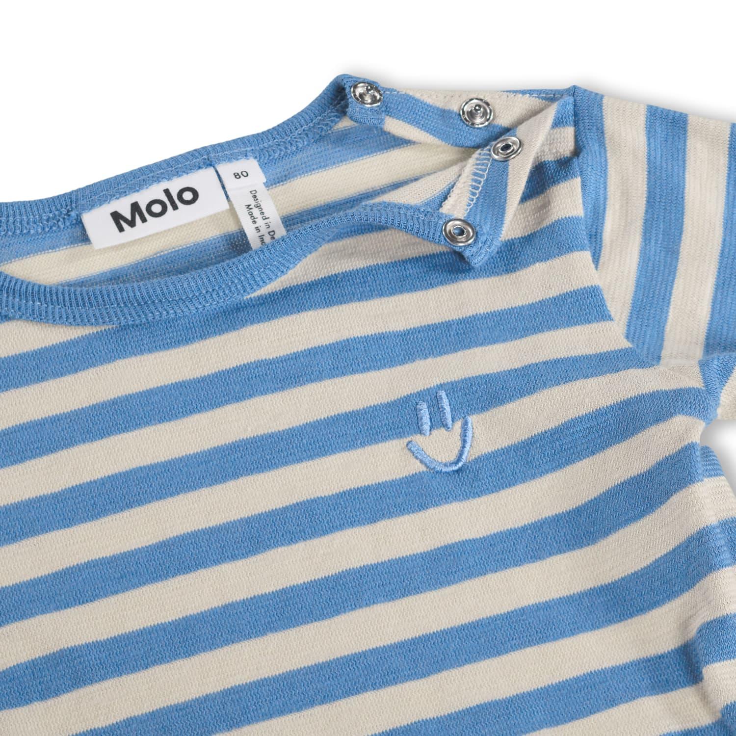 Baby Longsleeve Elvo Blue Sand Stripe - KDkes