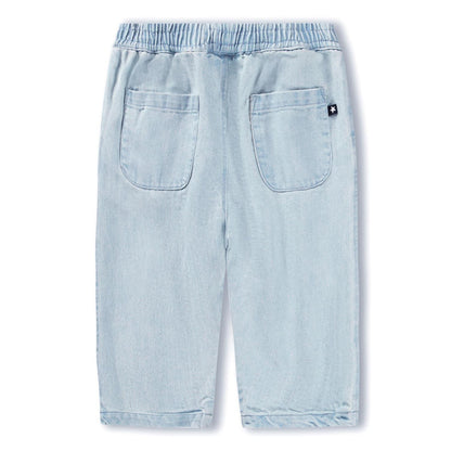 Baby Woven Pants Sois Misty Denim - KDkes