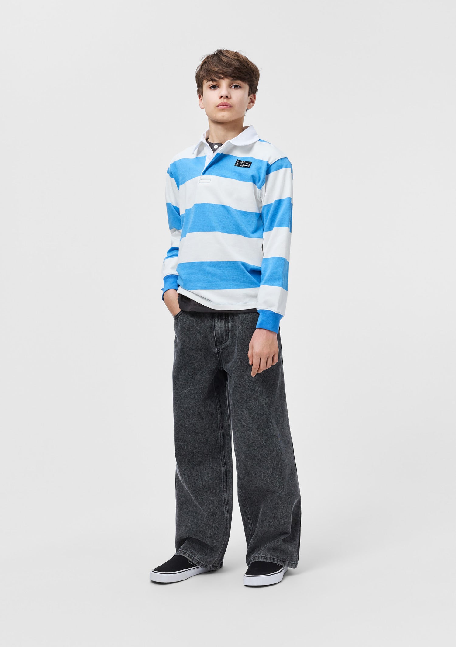 Woven Pants Askio Greyish Vintage