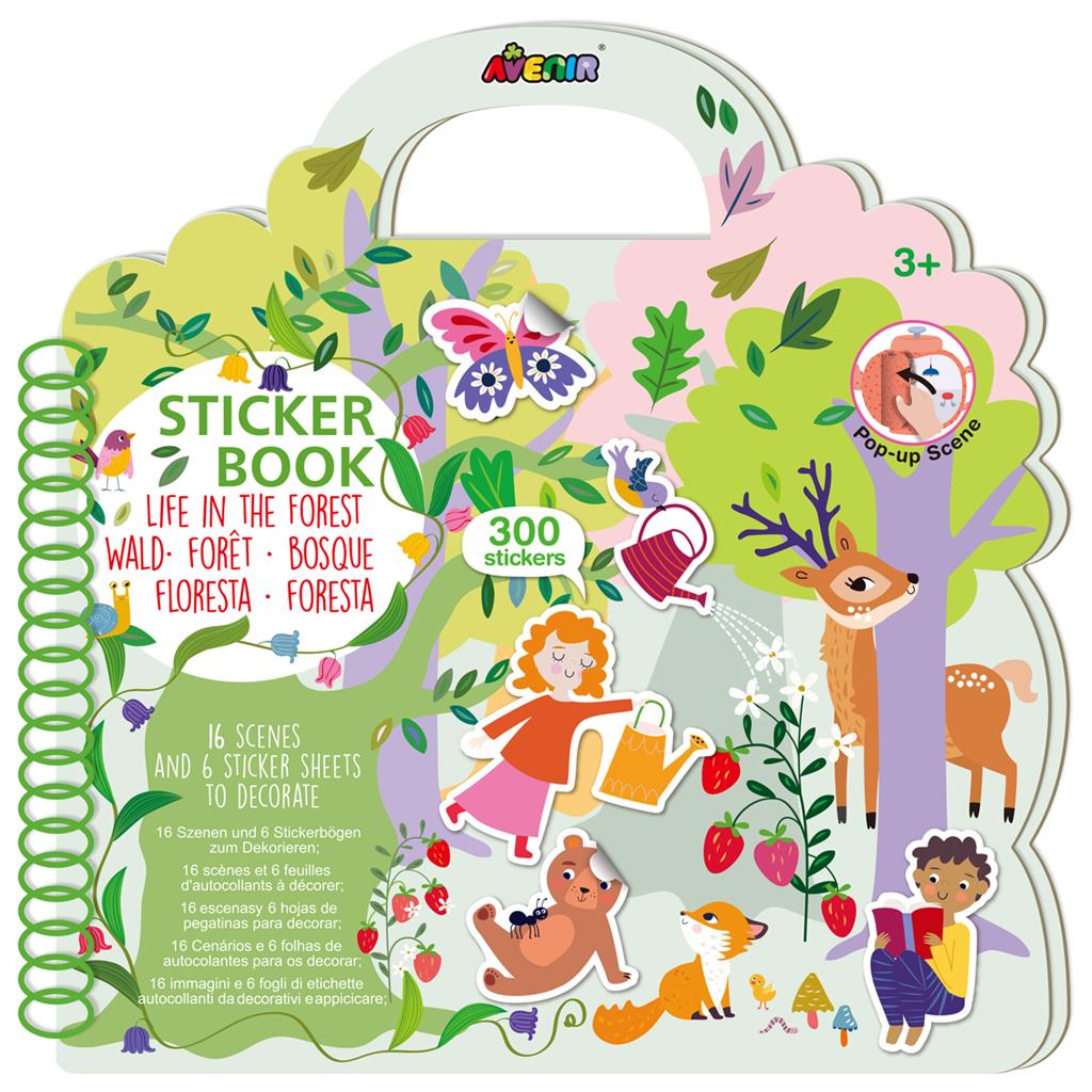 Stickerboek Bos