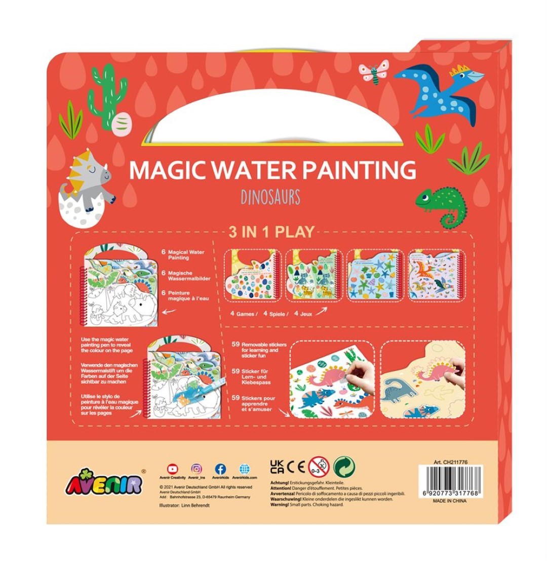 Magic Water Painting Dinosaurus