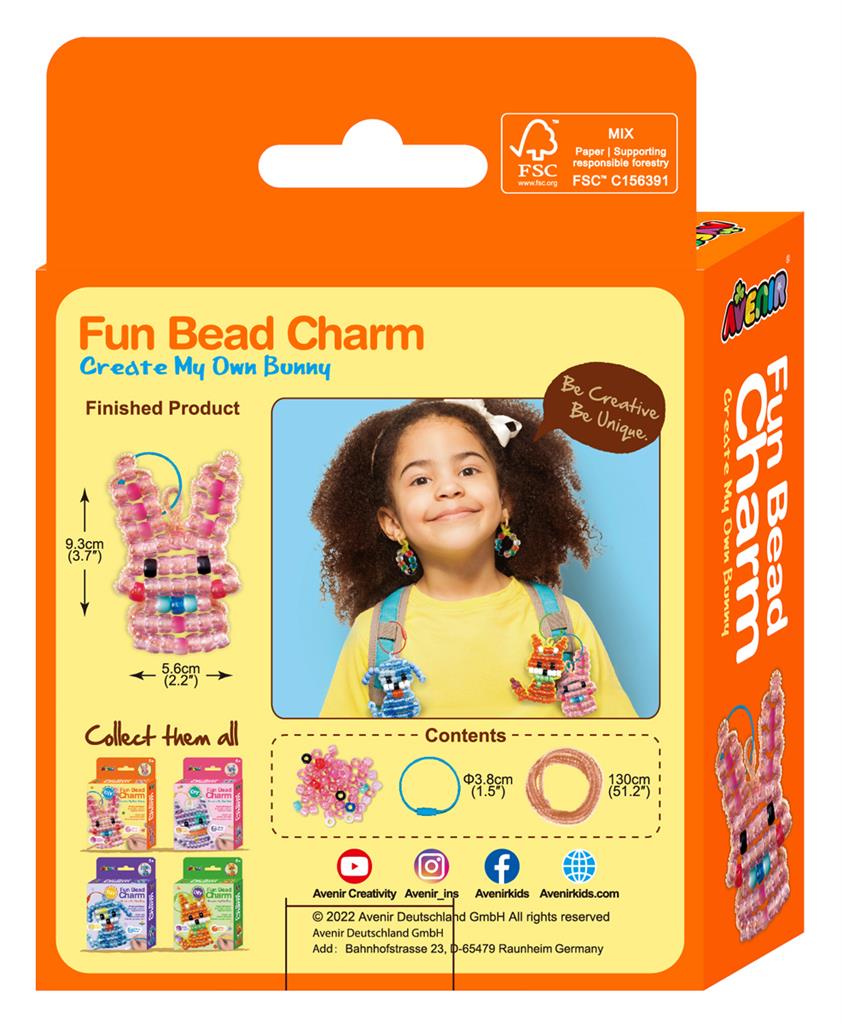 Fun Bead Charm Konijn