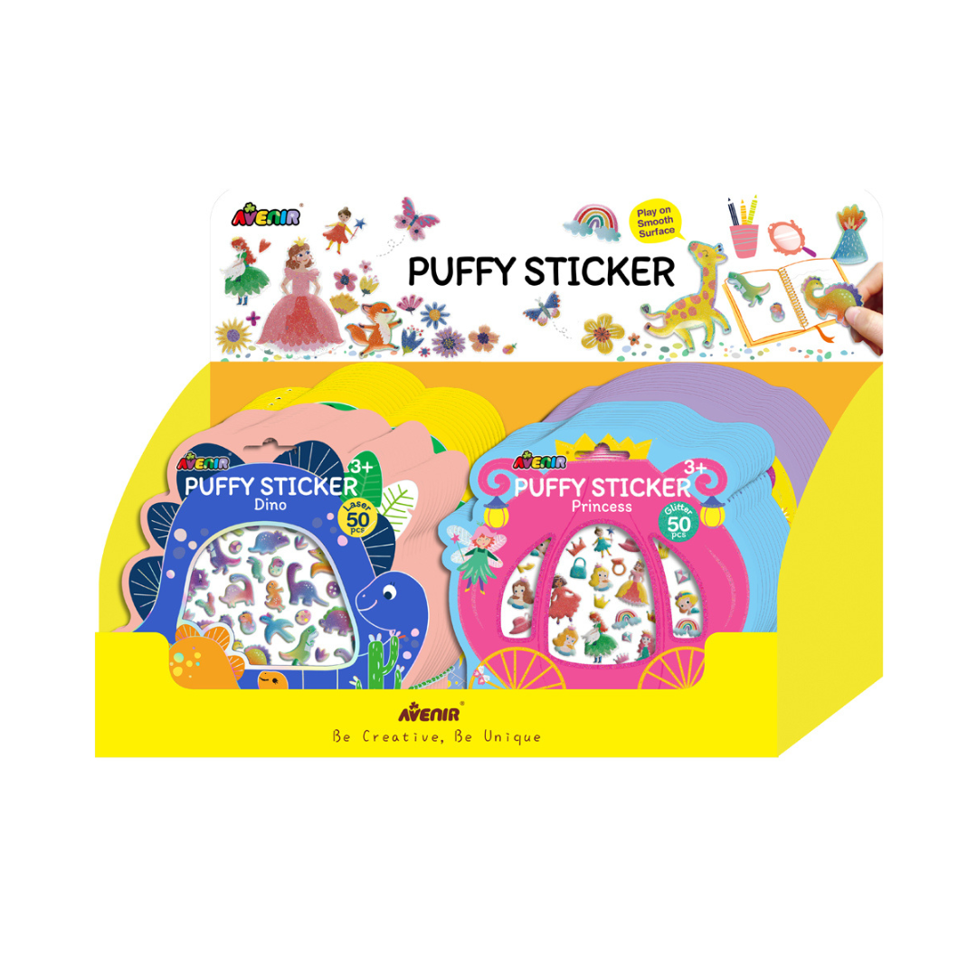 Puffy Stickers 50 stuks