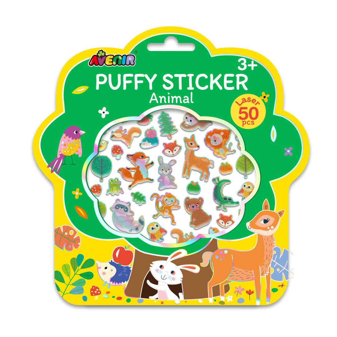 Puffy Stickers 50 stuks