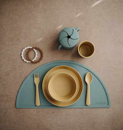 Plate Round Mustard
