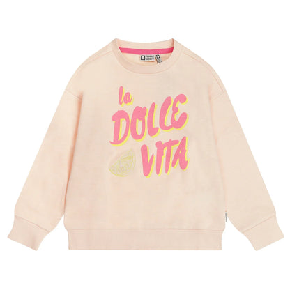 Sweatshirt Bloom Pale Peach - Tumble &