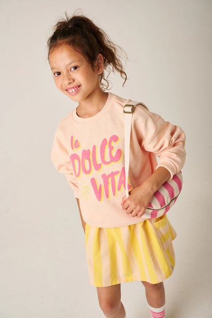 Sweatshirt Bloom Pale Peach - Tumble &