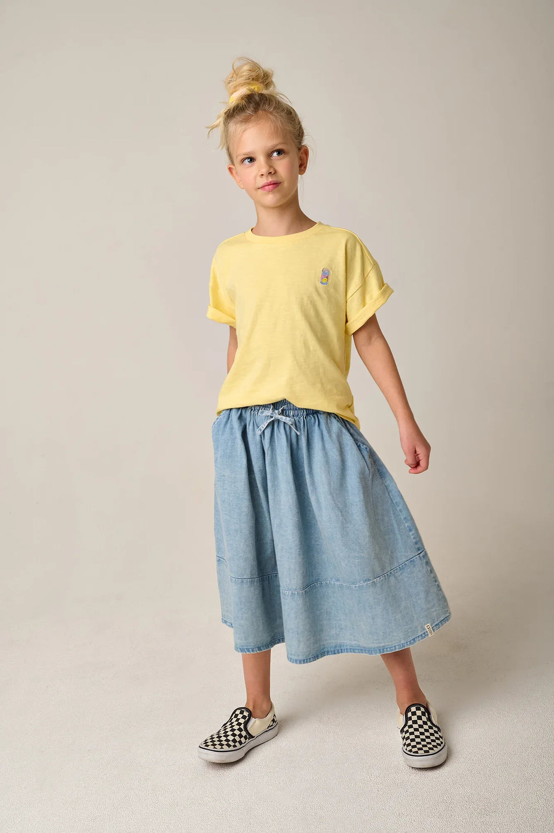 Skirt Piron Denim Light Stonewash - KDkes