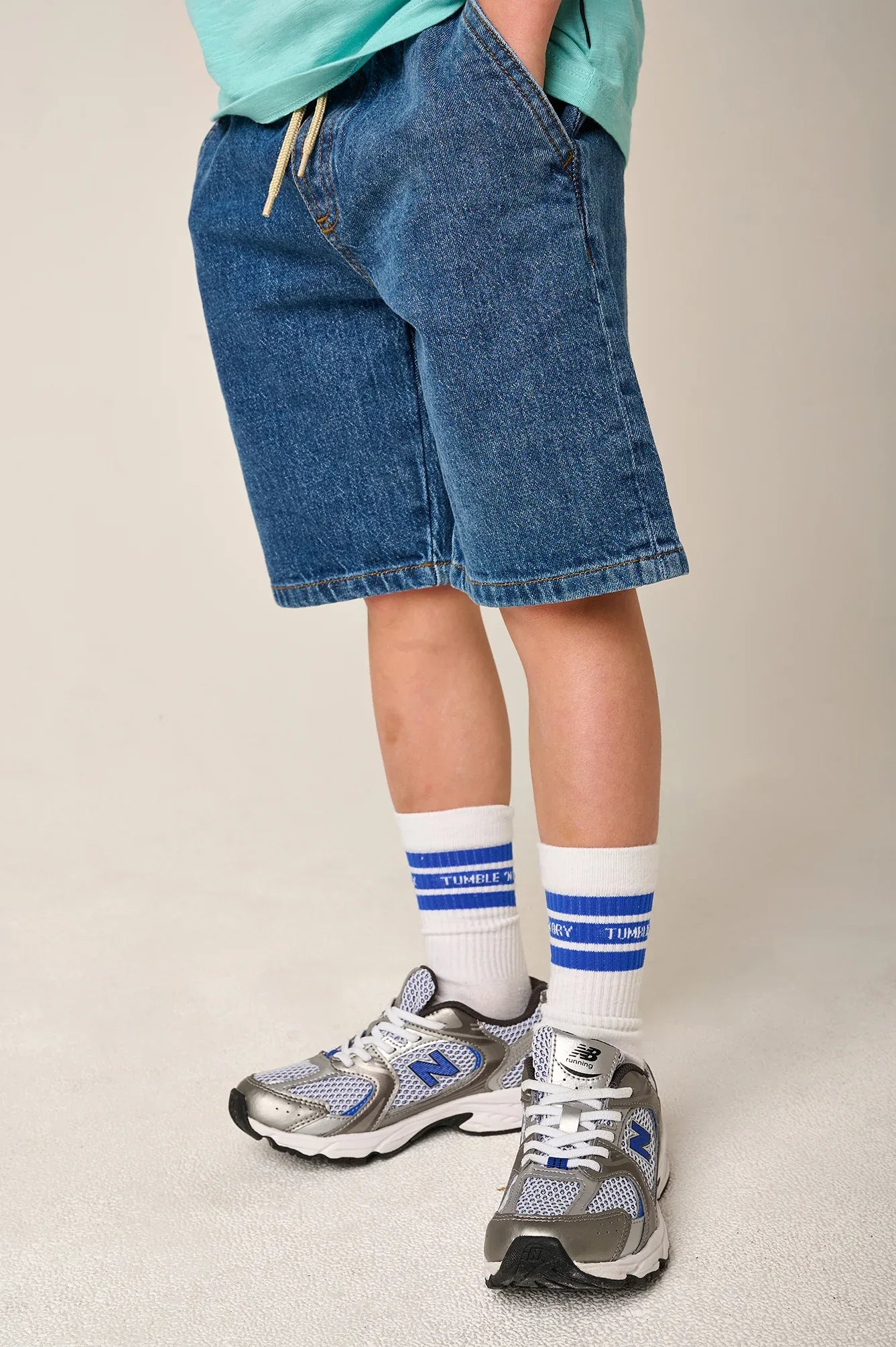 Juan Shorts Denim Medium Stonewash - Tumble &