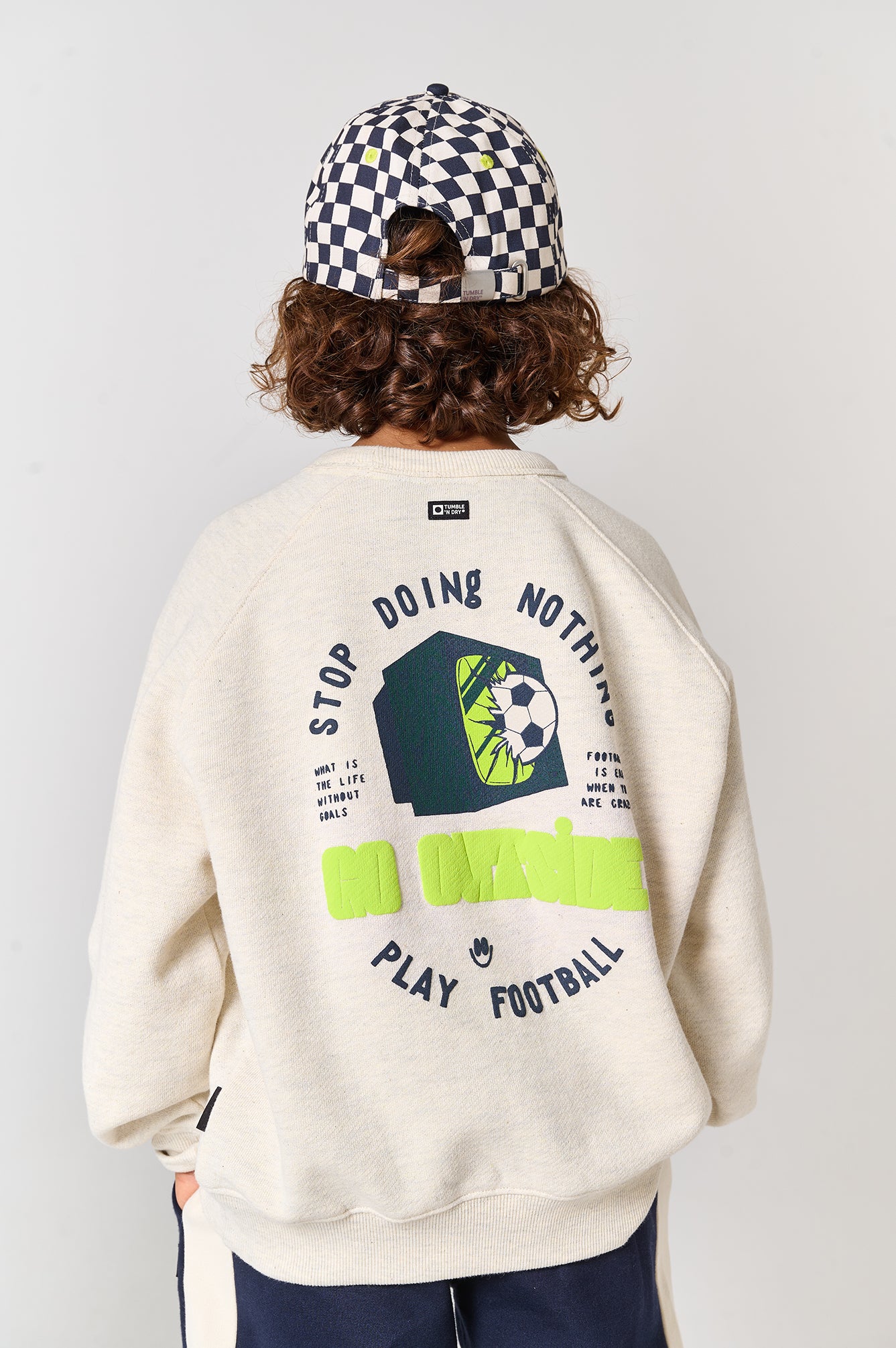 Sweatshirt Brighton Off White Melange