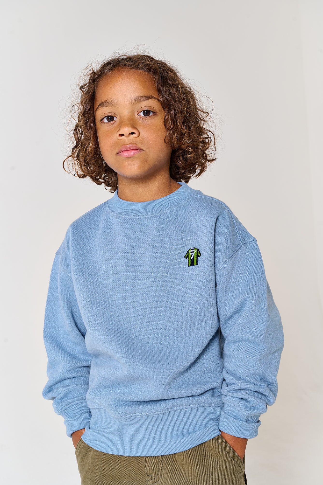 Sweatshirt Warrington Faded Denim