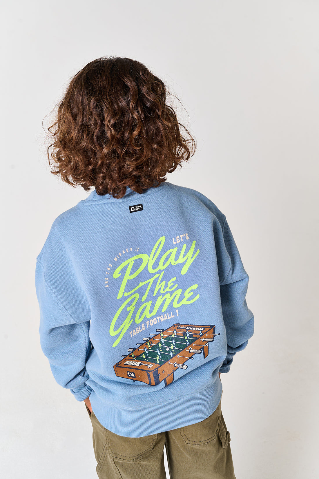 Sweatshirt Warrington Faded Denim