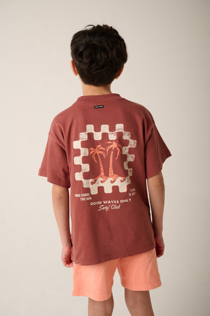 T-shirt Port Douglas Sable