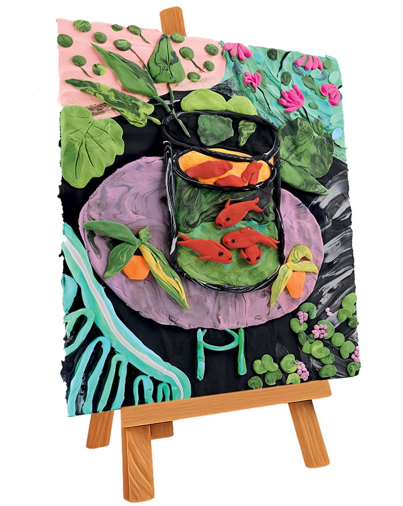 3D Schilderen - Meesterwerk - Goudvis, Matisse