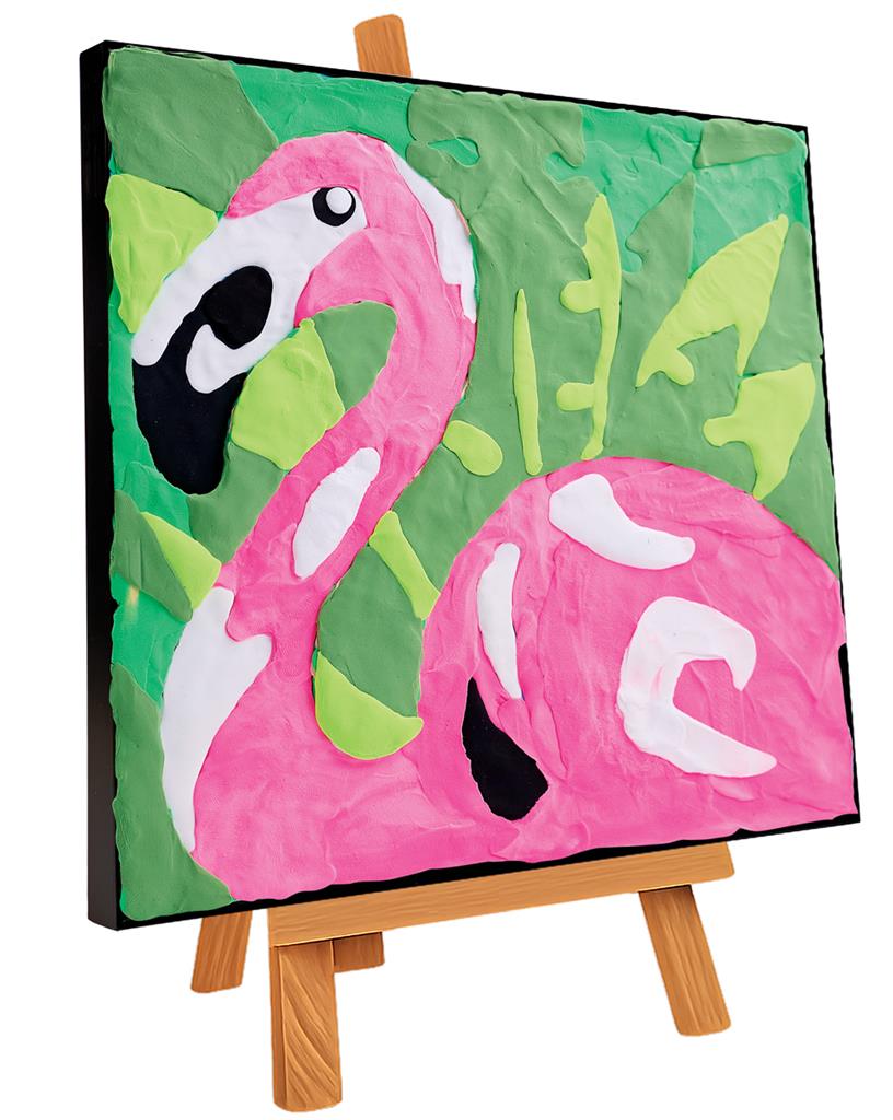 Kleuren Op Nummers - Dieren - Roze Flamingo