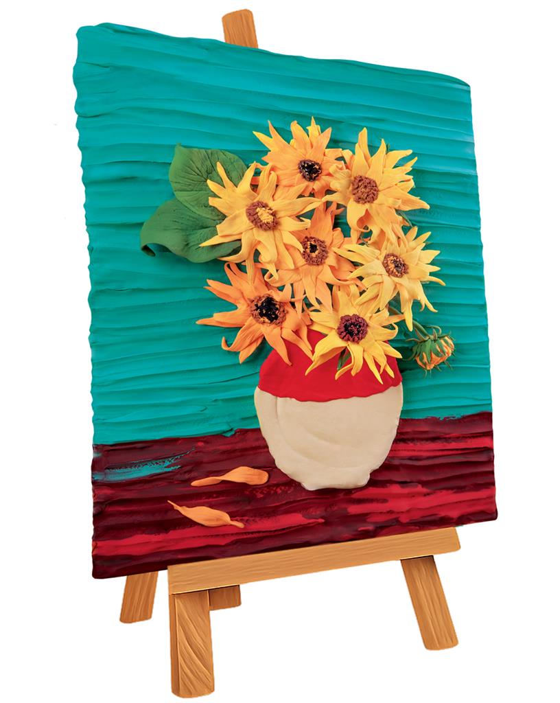 3D Schilderen - Meesterwerk - Zonnebloemen, Vincent Van Gogh