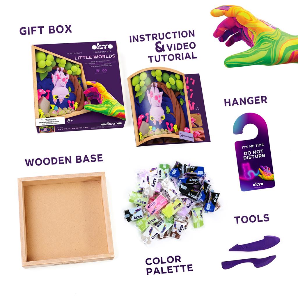 Wood &amp; Craft - Kleine Wereld - Vleermuis