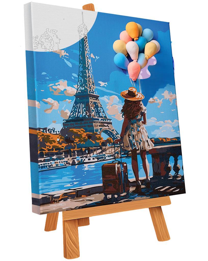 3D Air Clay &amp; Kleuren Op Nummers - Groeten Uit Parijs