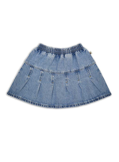 Skirt Fiene Mid Blue Wash