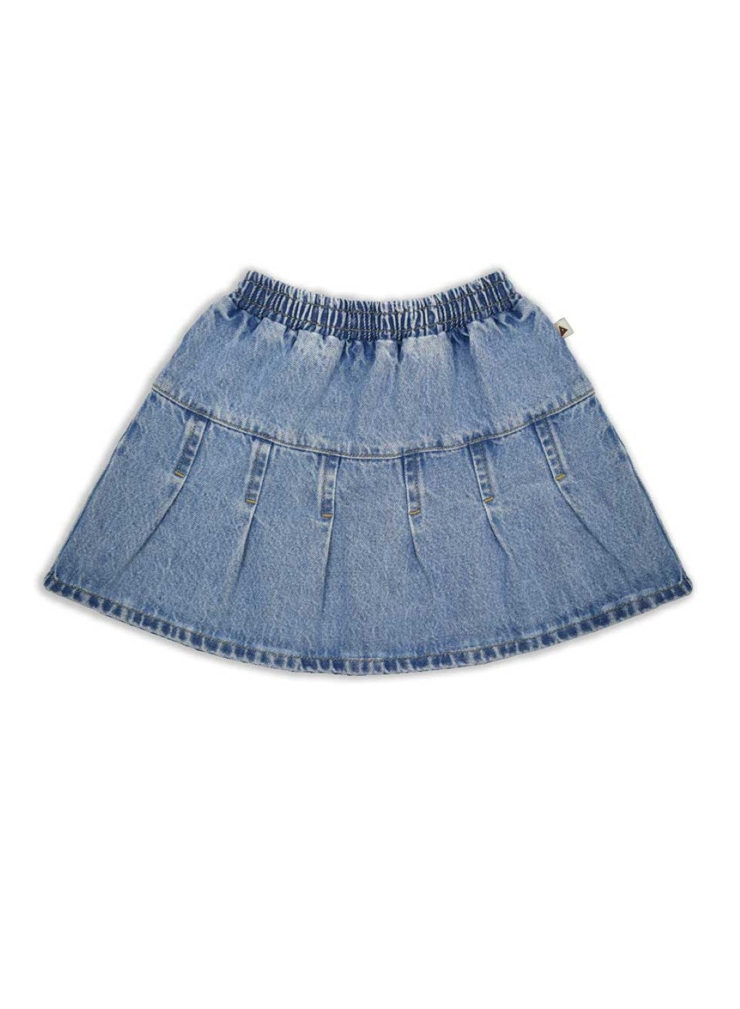 Skirt Fiene Mid Blue Wash