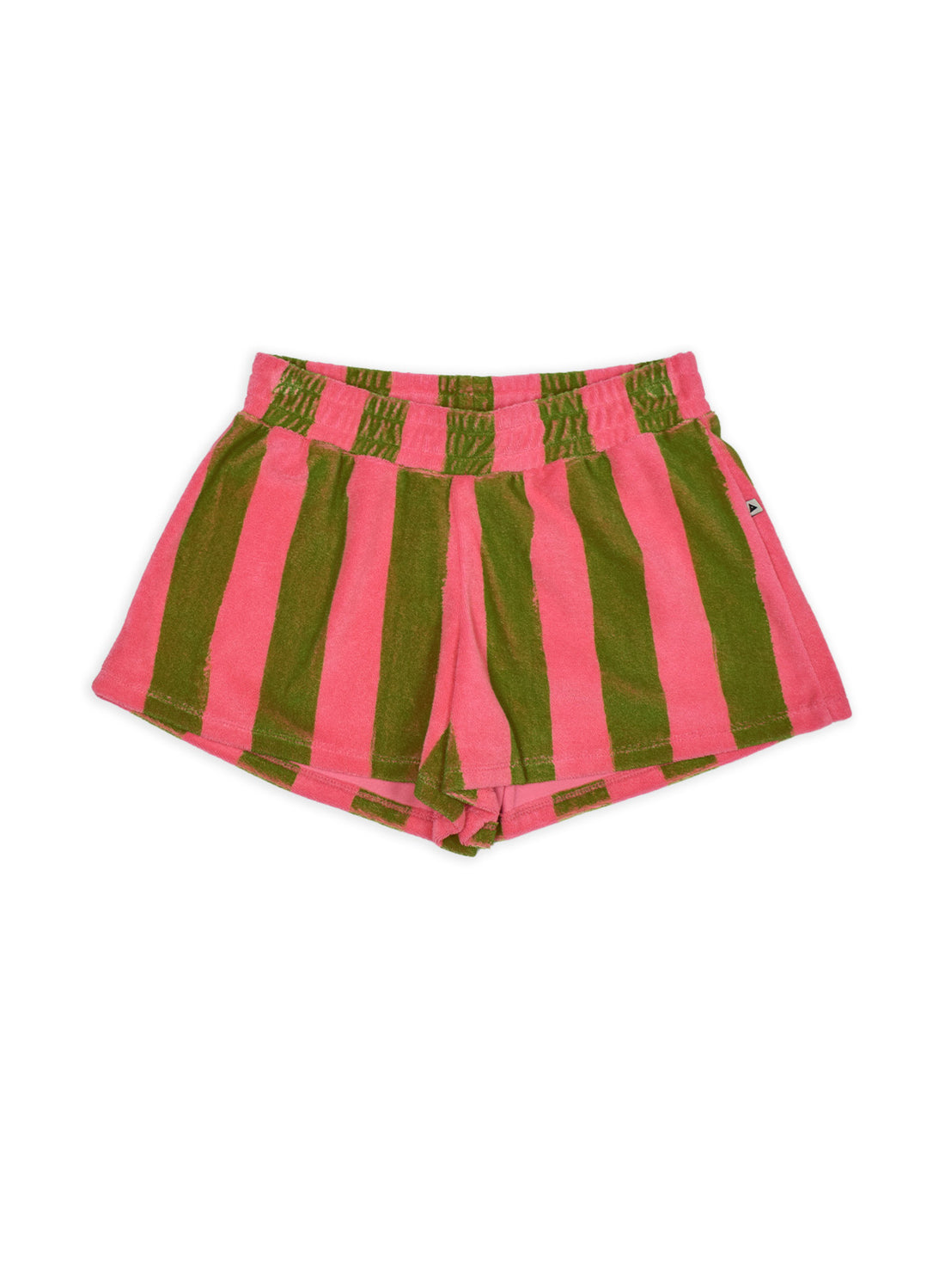 Shorts Pien 01 Pink Green Stripes