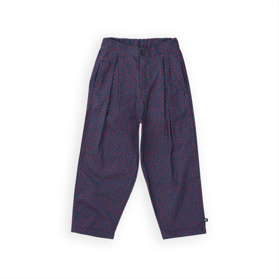 Chino Mini Dots On Blue