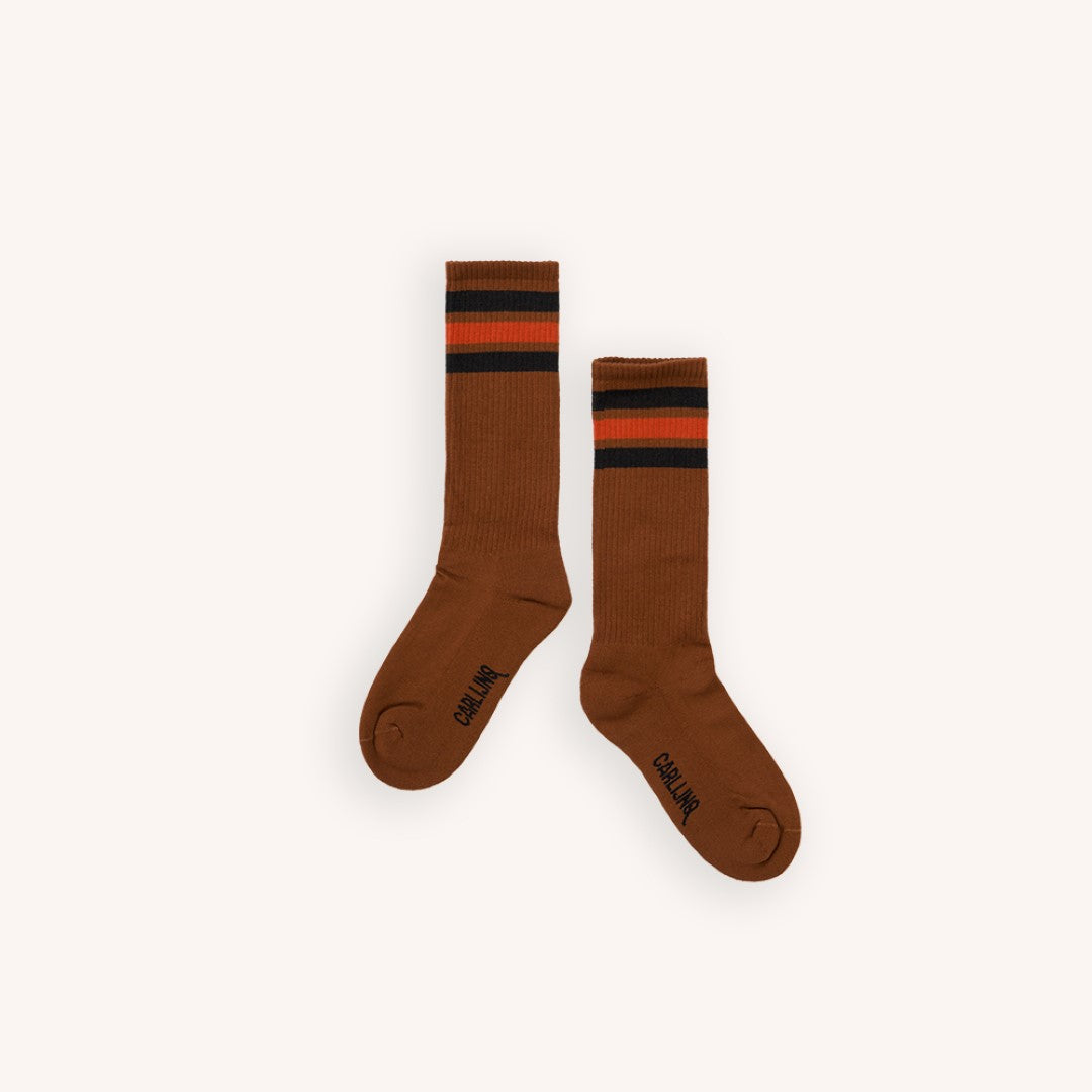 Sport Socks Brown Black