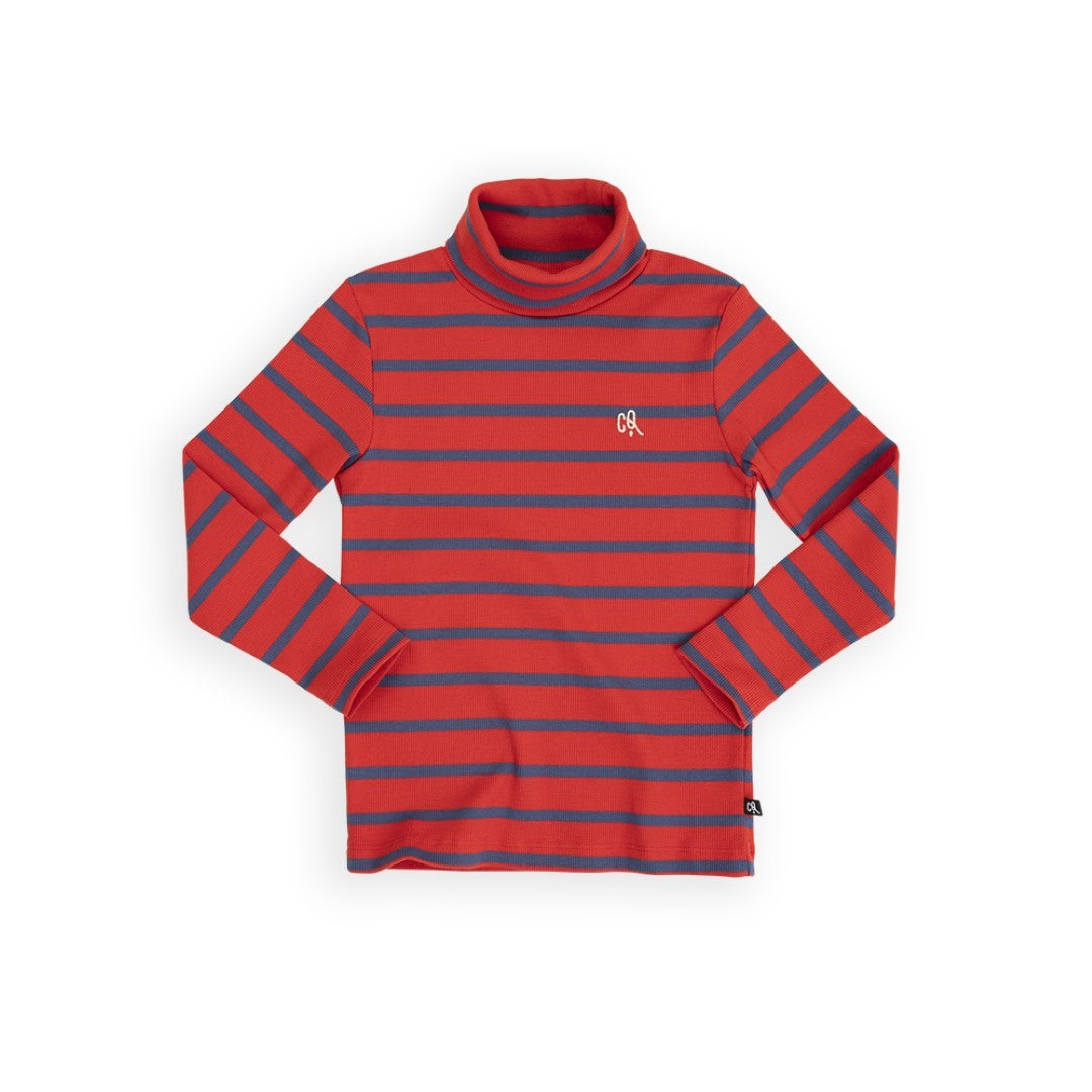 Turtleneck Stripes Red Blue