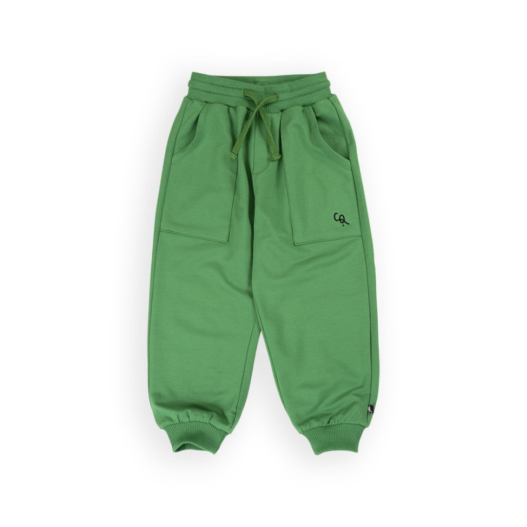 Basic Jogger With Pockets Green