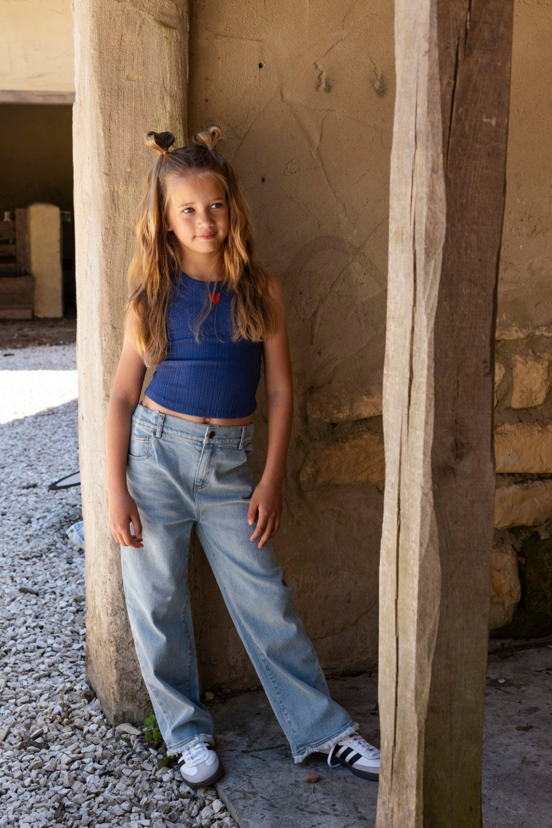 Trousers Noor 09 Bleached Sky Blue