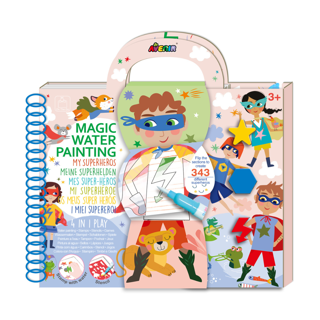 Magic Water Painting Superhelden
