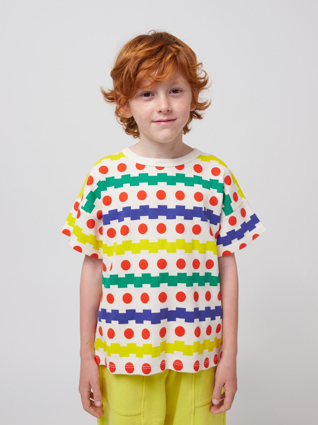 Geometric All Over Waffle T-shirt