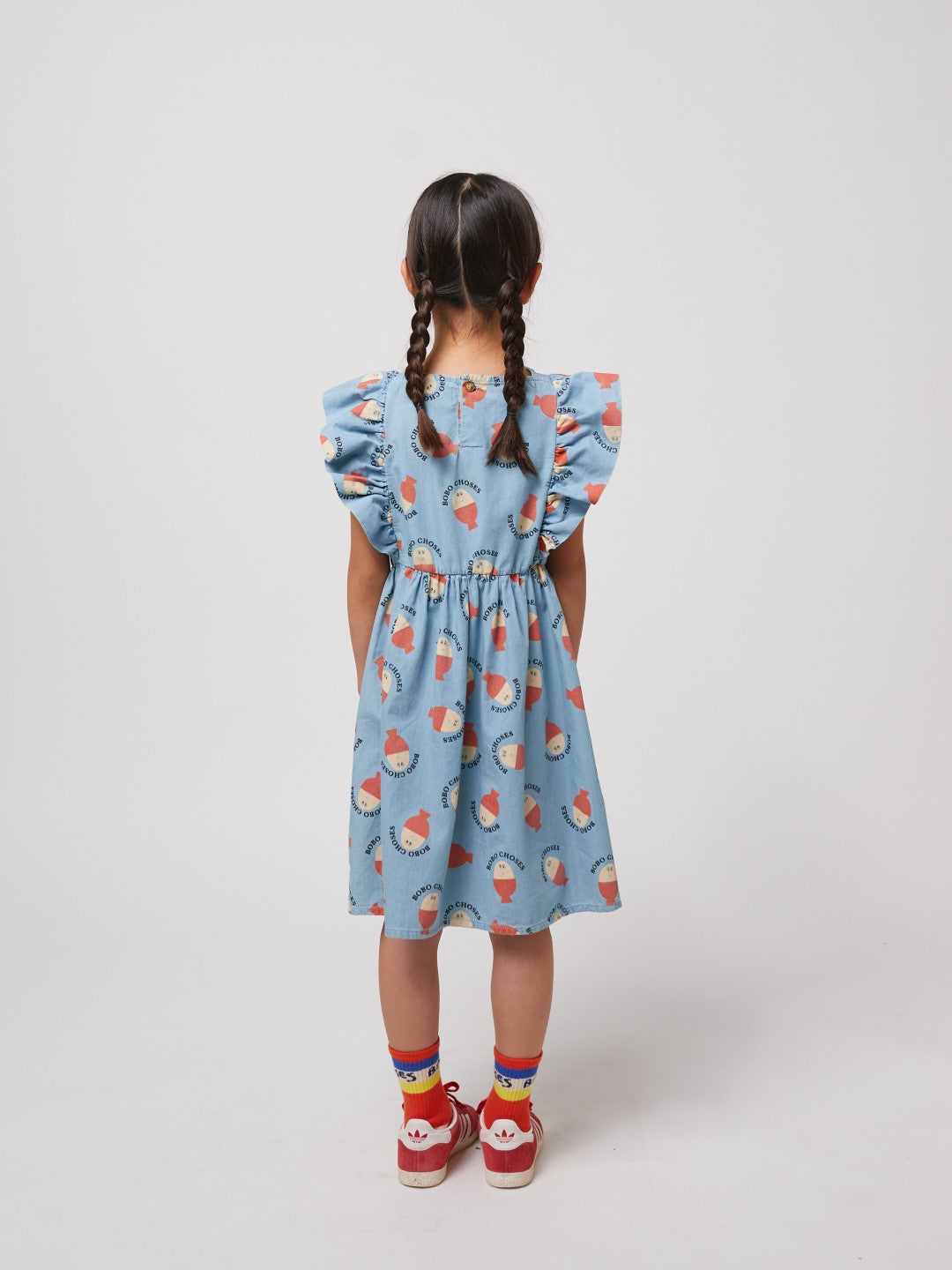 Morning Egg All Over Ruffle Dress
