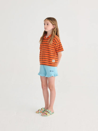 Striped Brick Terry Cloth Polo - Bobo Choses