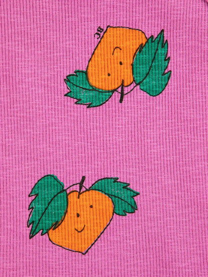 Tangerine All Over Tank Top - Bobo Choses