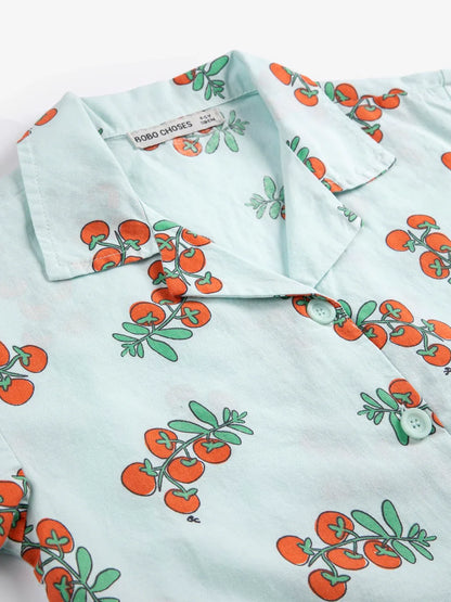 Juicy Tomatoes All Over Woven Shirt - Bobo Choses