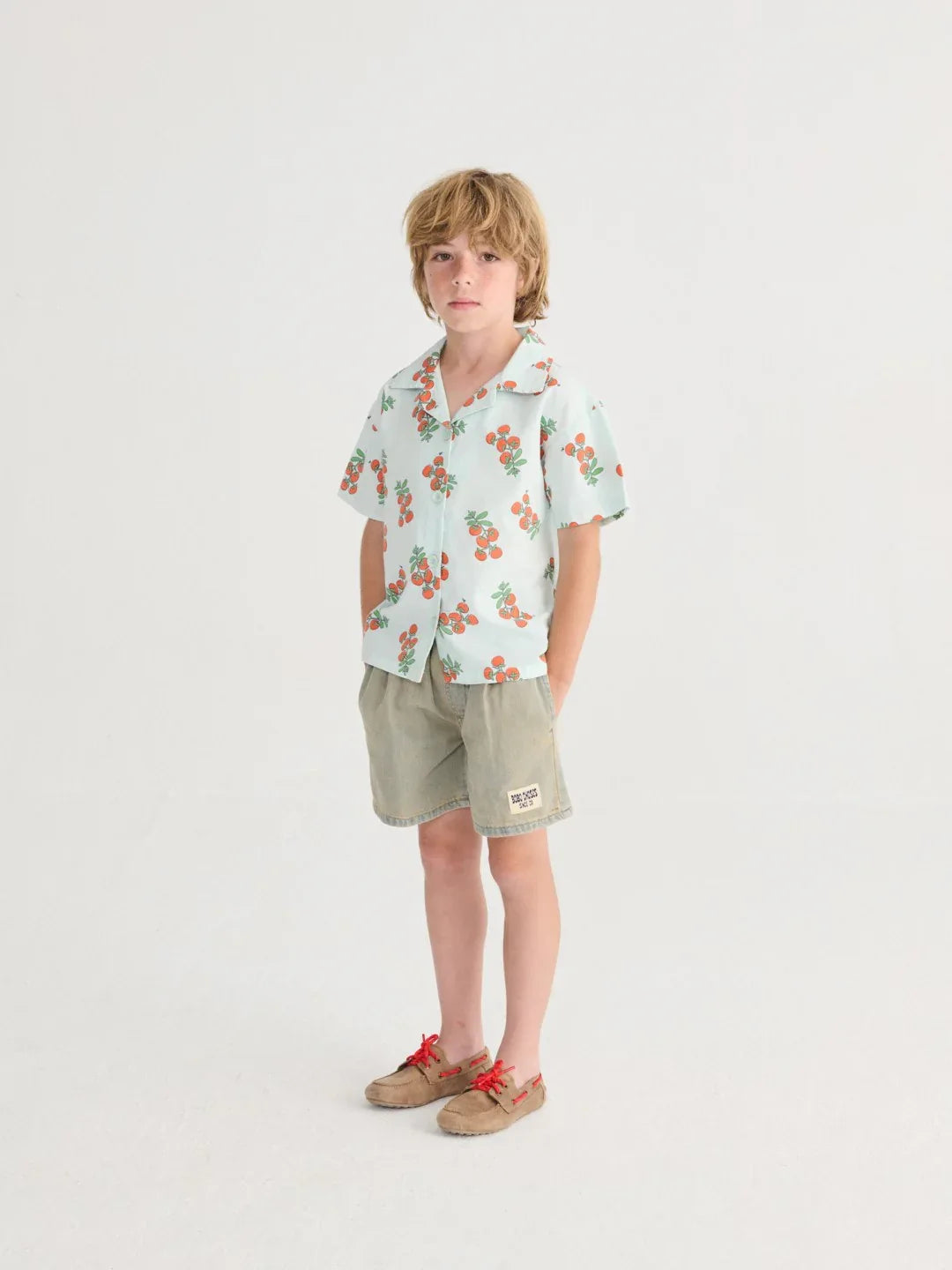 Juicy Tomatoes All Over Woven Shirt - Bobo Choses