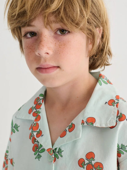 Juicy Tomatoes All Over Woven Shirt - Bobo Choses